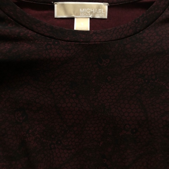 Michael Kors Long Sleeve Red Dress - Picture 5 of 5